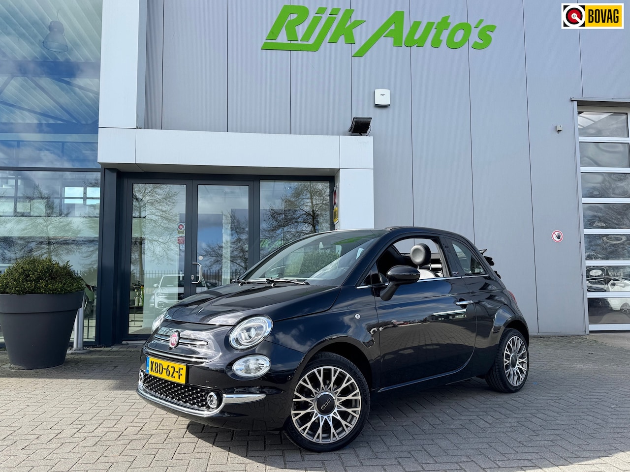 Fiat 500 C - 1.2 Star * Leer * Cruise Control * Clima * PDC - AutoWereld.nl
