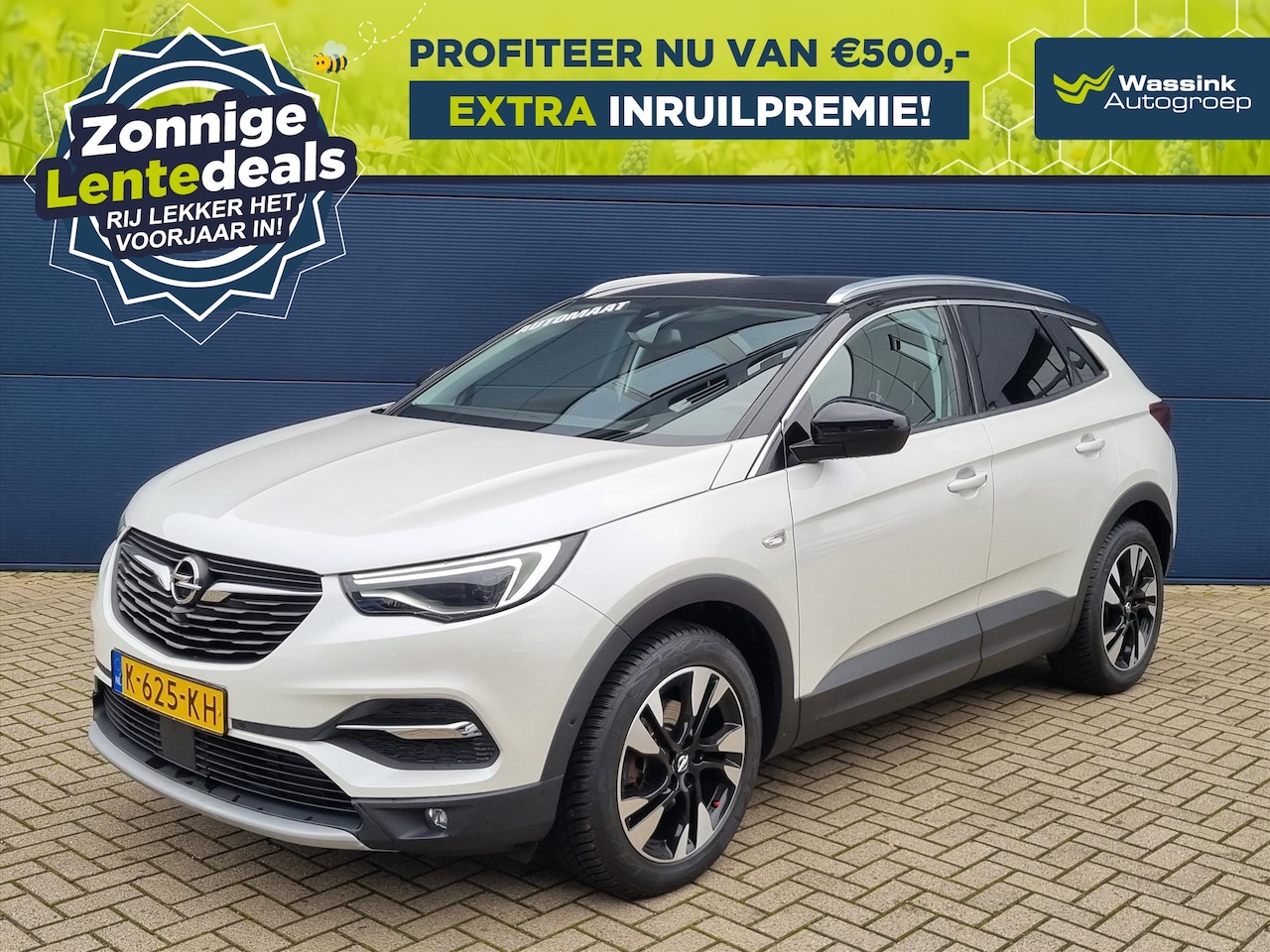 Opel Grandland X - 1.2 Turbo 130pk Business Elegance Automaat | LENTESALE | Navigatie | Denon Audio | Trekhaa - AutoWereld.nl