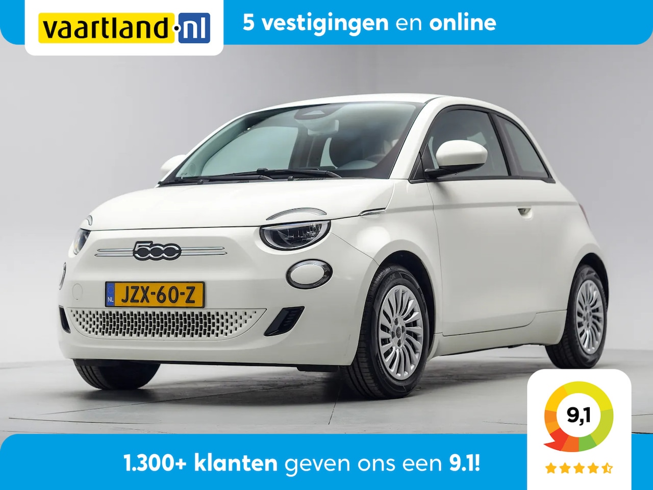 Fiat 500e - Action Plus 24 kWh [ Navigatie Apple / Android Stoelverwarming Airco Cruise Led ] - AutoWereld.nl