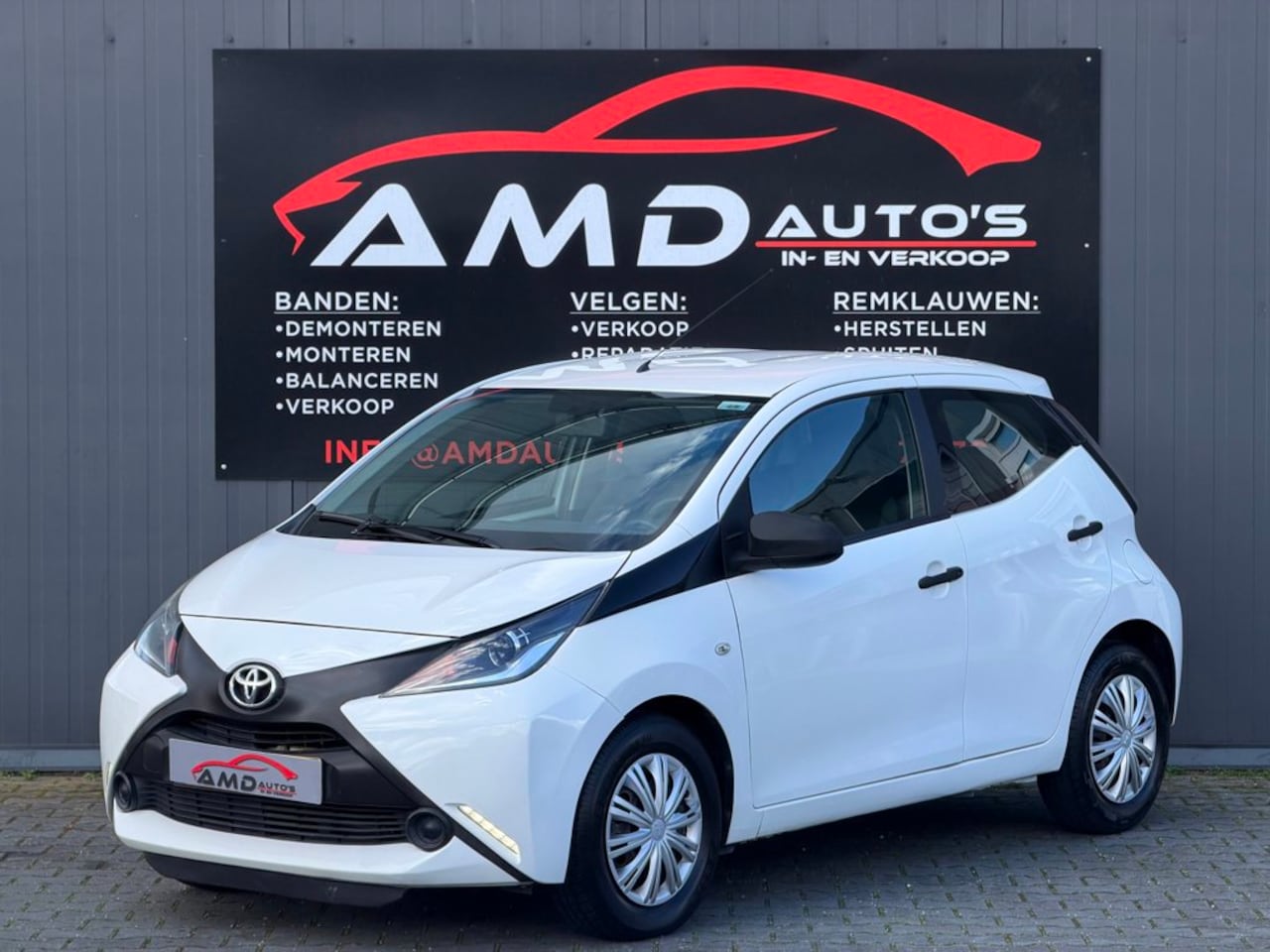 Toyota Aygo - 1.0 VVT-i x |Nap|Airco|Elec Ramen|Boekjes|Bekerhouder| - AutoWereld.nl