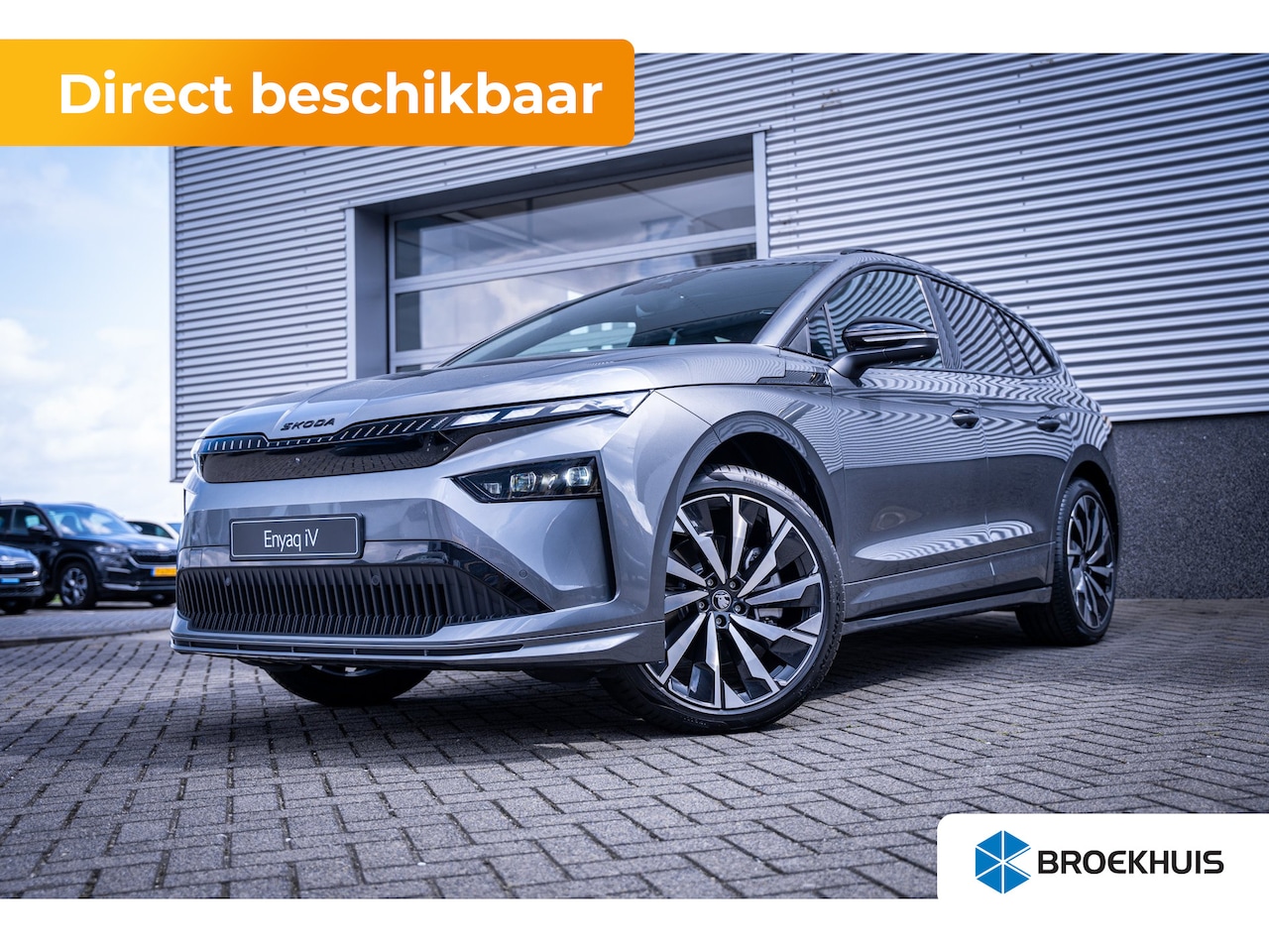 Skoda Enyaq iV - Sportline | Chrome interieur accenten | Driving mode select | LED interieurverlichting inc - AutoWereld.nl