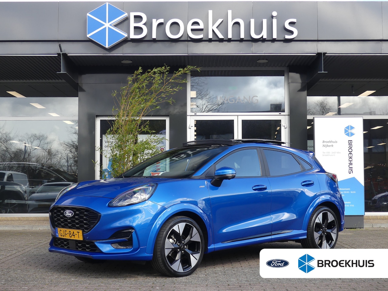 Ford Puma - 1.0 EcoBoost Hybrid 125PK ST-Line X Automaat | MATRIX LED | PANORAMADAK | ADAPTIVE CRUISE - AutoWereld.nl