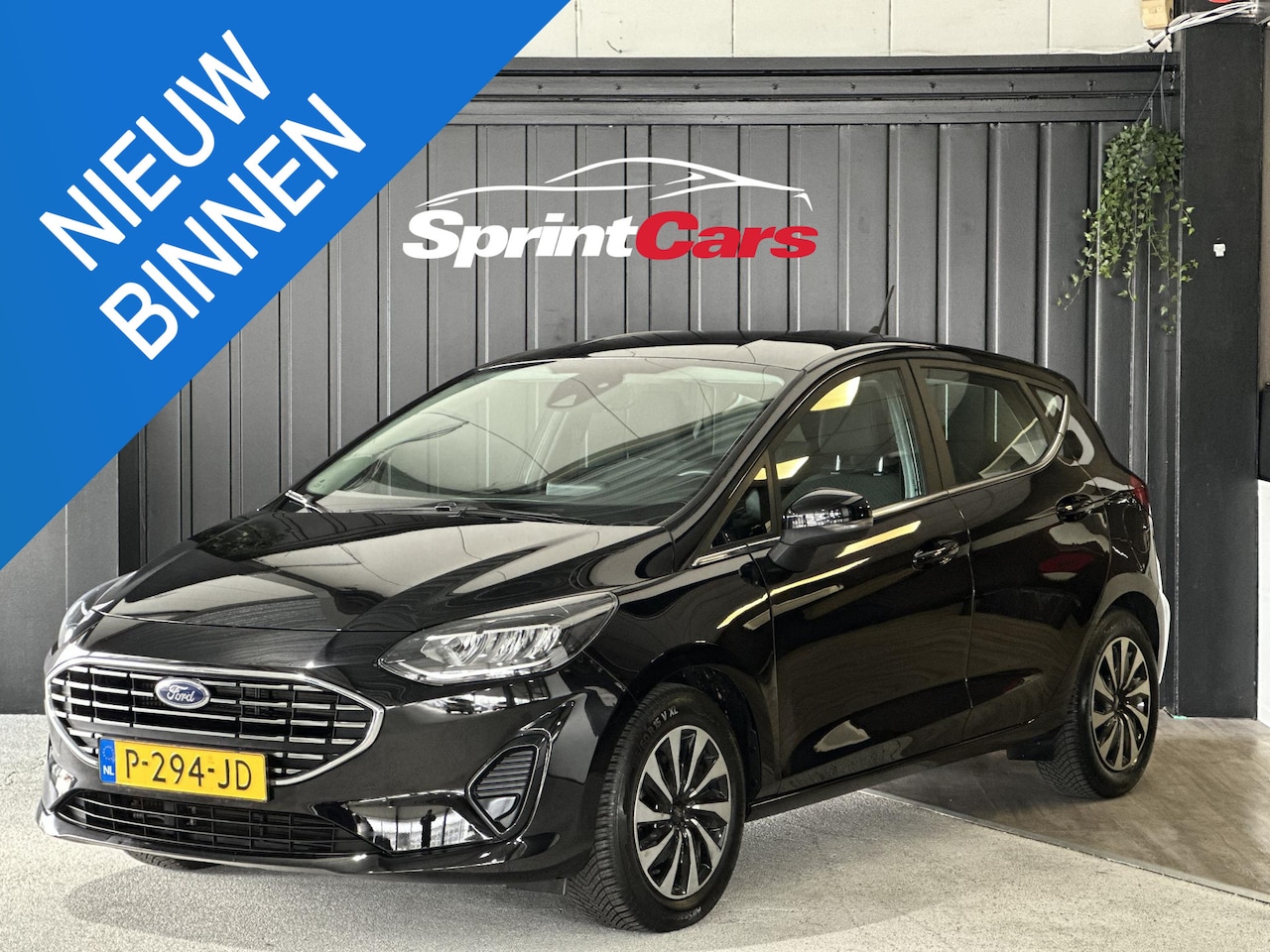 Ford Fiesta - 1.0 EcoBoost Hybrid Titanium | Carplay | Navi | Cruise Control | Parkeersensor achter | LE - AutoWereld.nl