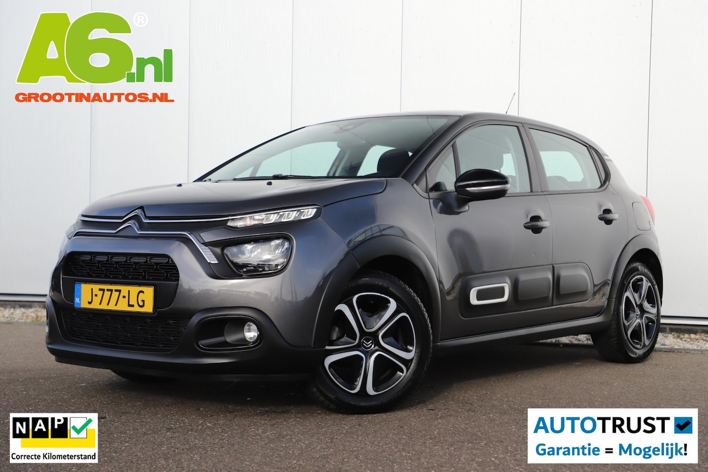 Citroën C3 - 1.2 PureTech Feel Navigatie Carplay Android Climate Cruise Control Rijstrooksensor Parkeer - AutoWereld.nl