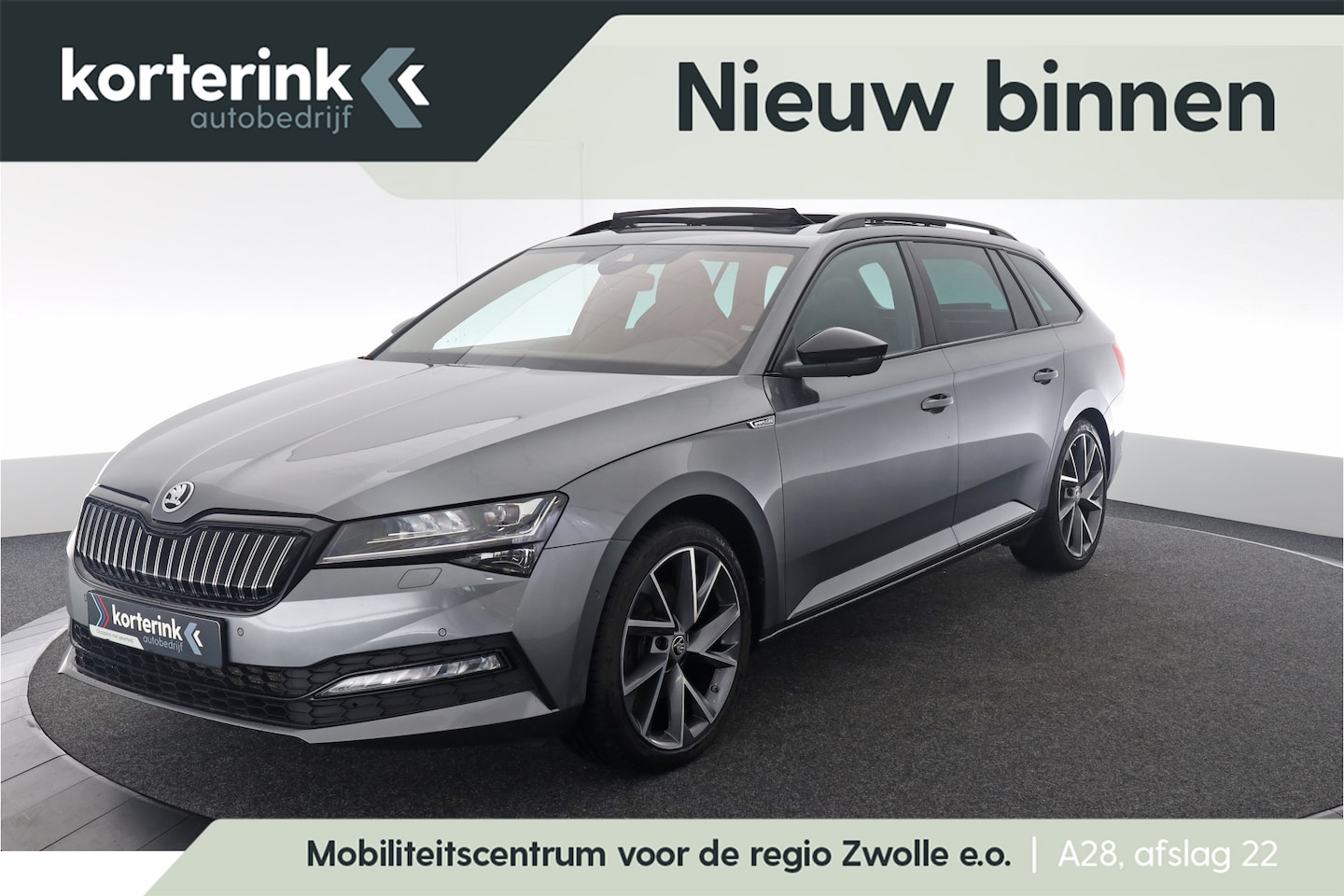 Skoda Superb Combi - 1.4 TSI iV Sportline Business | Pano | Trekhaak | ACC | CANTON - AutoWereld.nl