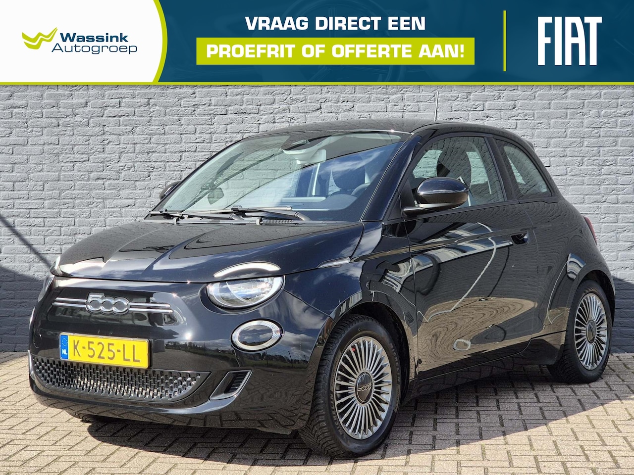 Fiat 500 - 42kWh 118pk Aut Icon | 322KM WLTP | SOH 91% | Carplay | All-season band | Navi | Keyless-e - AutoWereld.nl