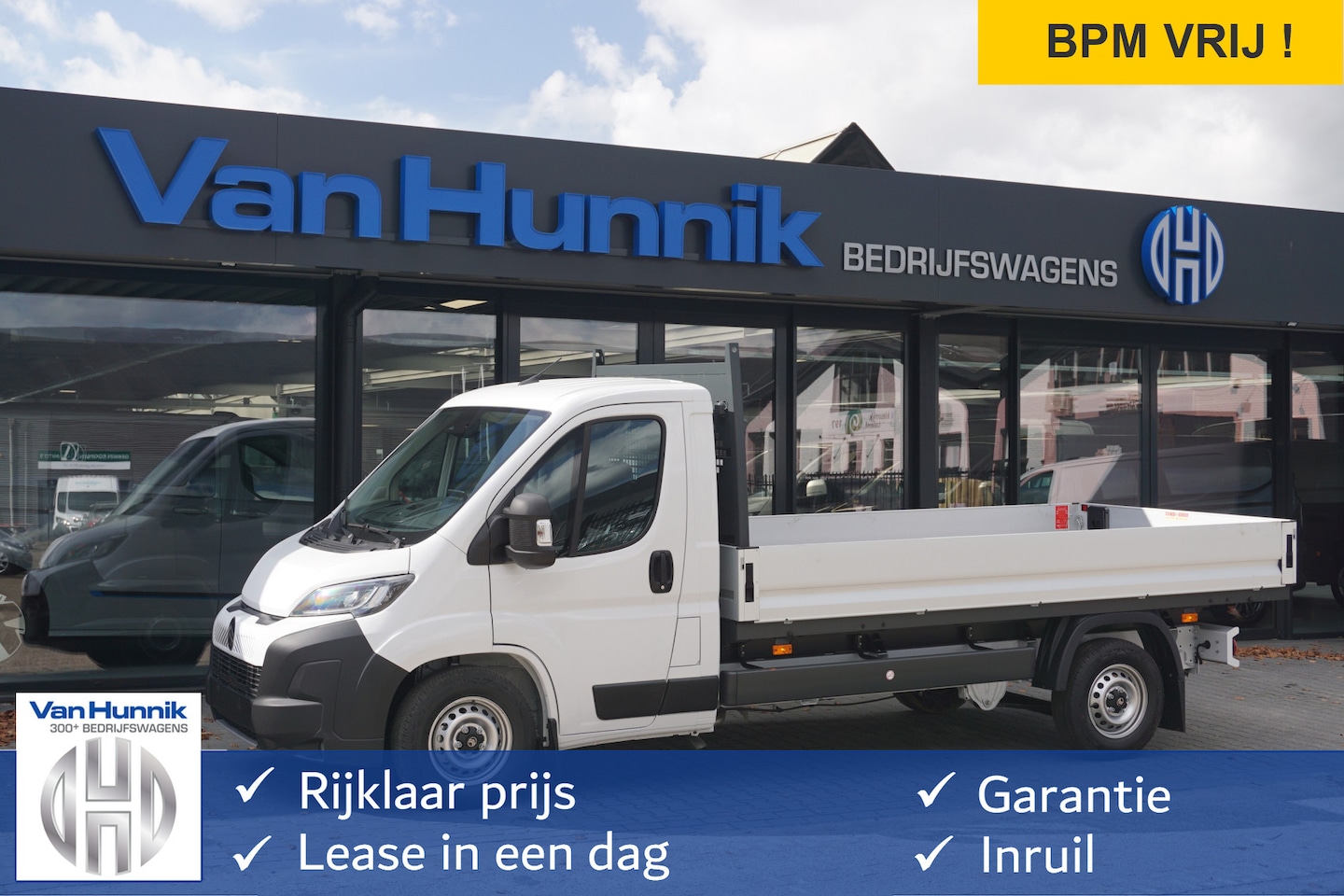 Citroën Jumper - 35 2.2 180PK Open laadbak L3 Automaat BPM VRIJ!! Clima, Navi, Camera LED koplampen, Trekha - AutoWereld.nl