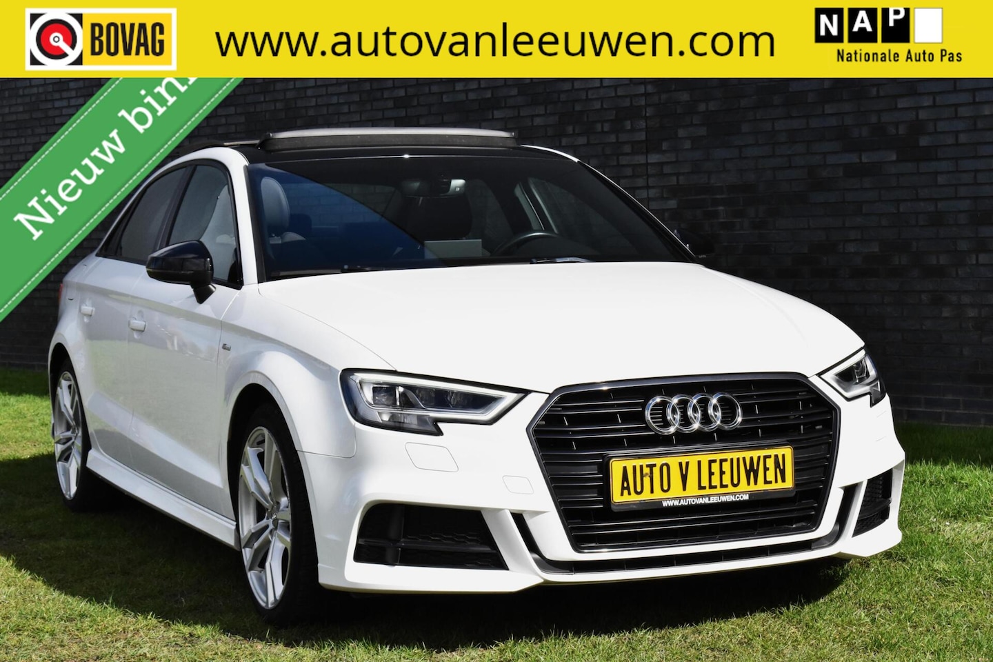 Audi A3 Limousine - 35 TFSI S-LINE 3x PANORAMADAK/LED/PDC/CRUISE C/ETC.! - AutoWereld.nl