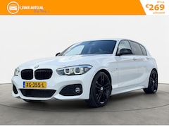 BMW 1-serie - 118i 136PK Automaat M-Sport Shadow Leer LED Navi Professional