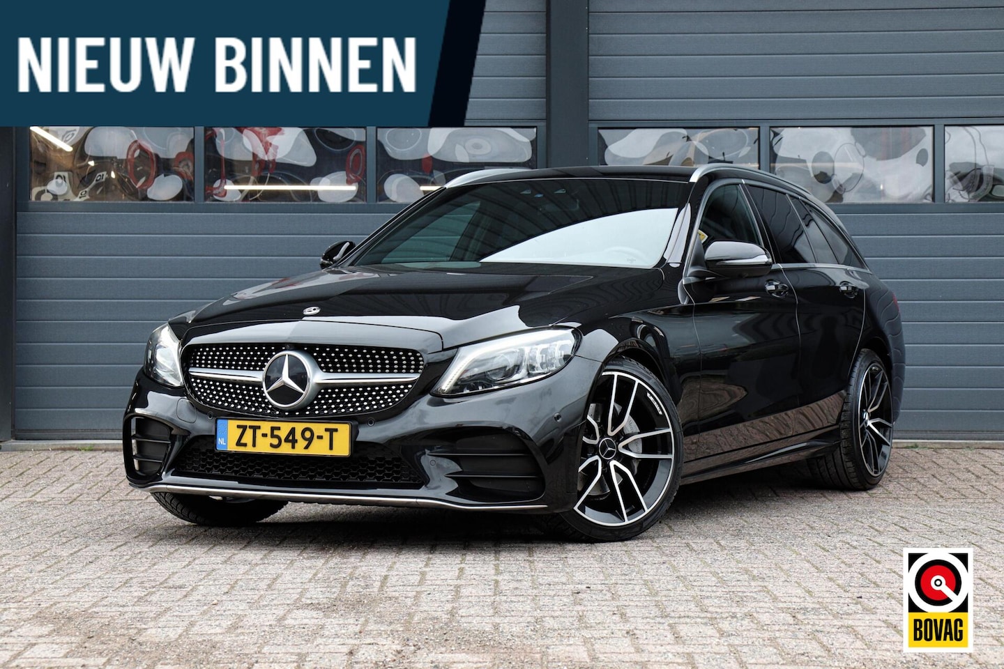 Mercedes-Benz C-klasse Estate - 160 AMG Plus Upgrade Edition /LED/SFEERVERL./CAMERA/KEYLESS/CARPLAY/MASSAGE/MEMORY/VIRTUAL - AutoWereld.nl