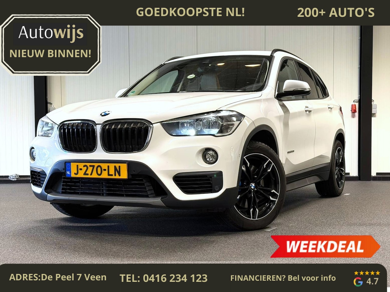 BMW X1 - SDrive20i M Sport VELGEN|192PK|4CILL||LEDER|AUT|PDC|NAVI - AutoWereld.nl