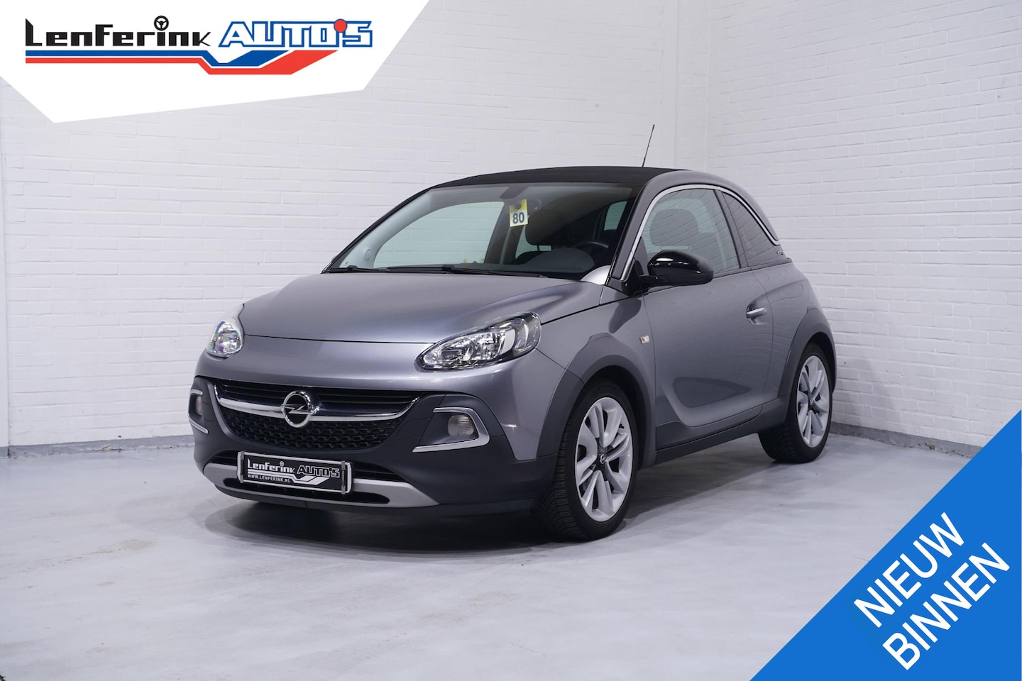 Opel ADAM - 1.0 Turbo Rocks BlitZ NAP 17"lmv climate-controlle navi-fullmap electrisch-vouwdak  multif - AutoWereld.nl