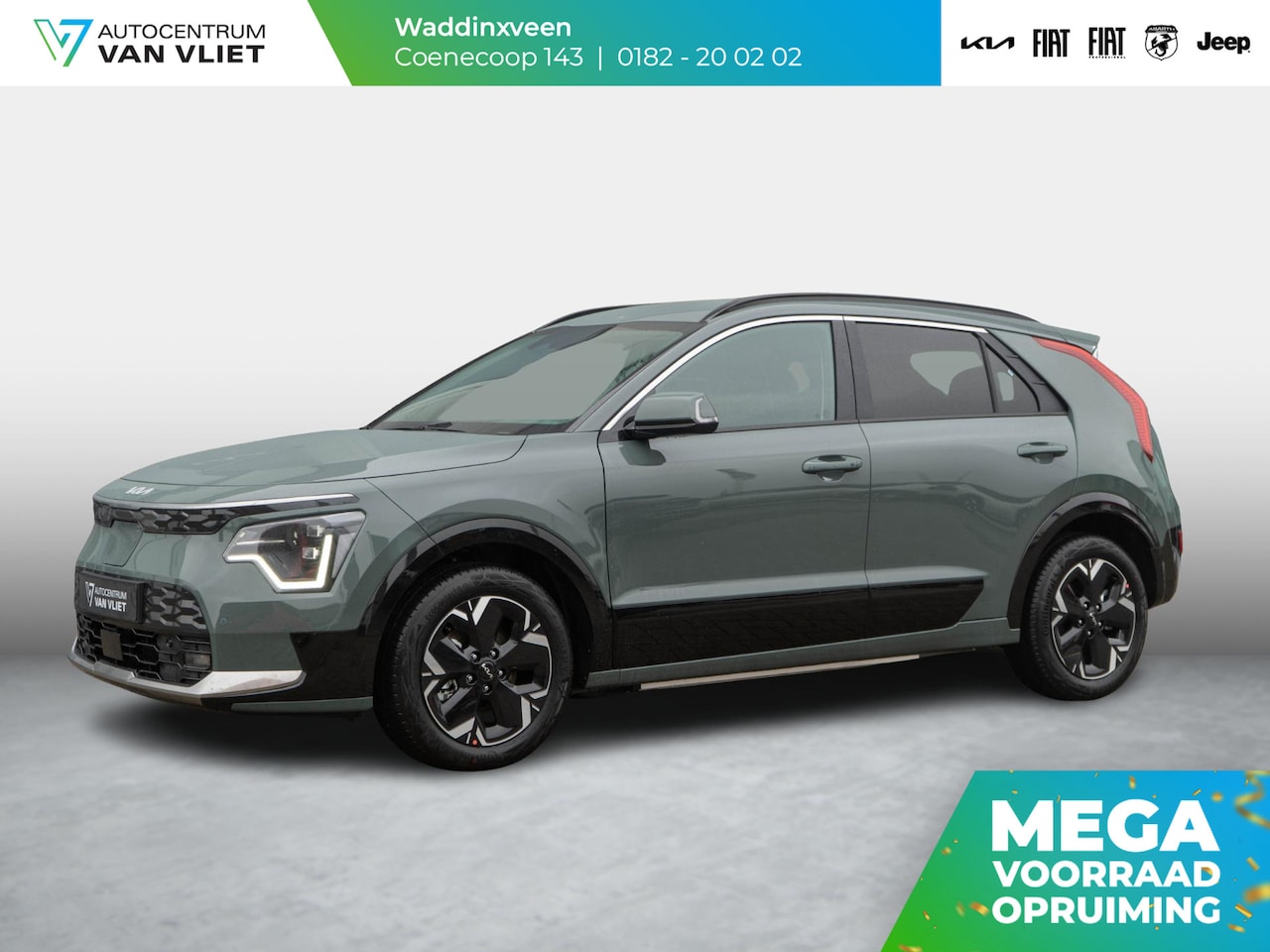 Kia Niro EV - Light Advanced 64.8 kWh | Uit voorraad leverbaar | Navigatie | Carplay | Adapt. Cruise | C - AutoWereld.nl