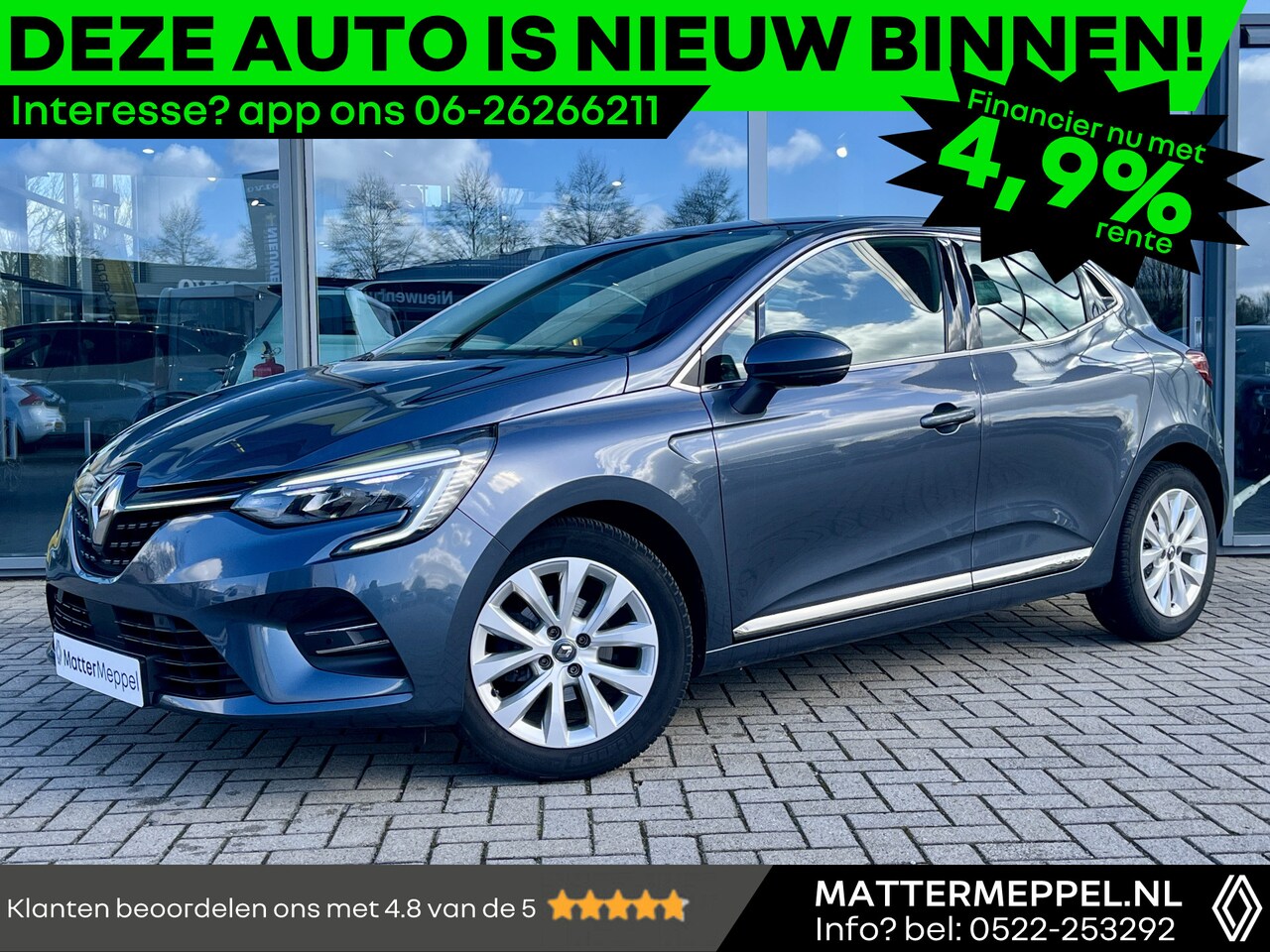 Renault Clio - 1.0 TCe 90 Intens | 360° Camera | All Seasons | 27000KM! | Navigatie | Climate Control | P - AutoWereld.nl