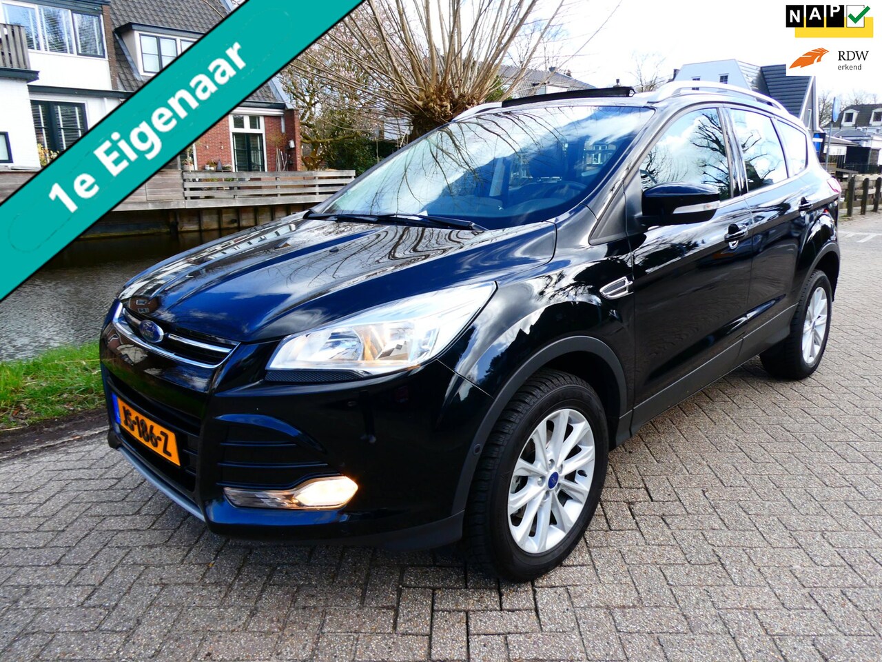 Ford Kuga - 1.5 Titanium 150pk 1e eig. Clima Navi Schuifdak PDC 145.000km. - AutoWereld.nl