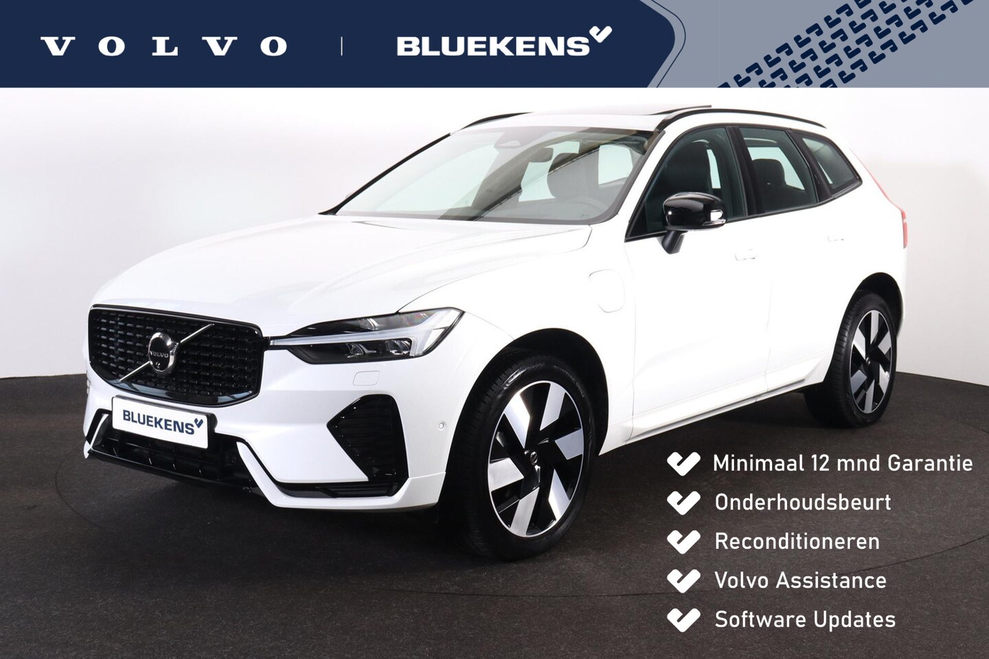 Volvo XC60 - T6 Recharge AWD Ultra Dark - Panorama/schuifdak - IntelliSafe Assist & Surround - 360º Cam - AutoWereld.nl