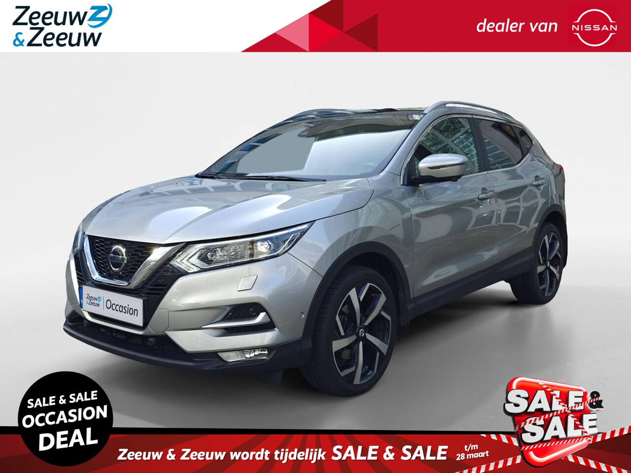 Nissan Qashqai - 1.3 DIG-T Tekna + | FULL OPTION | BOSE AUDIO SYSTEEM | 360 CAMERA | PANORAMA DAK - AutoWereld.nl