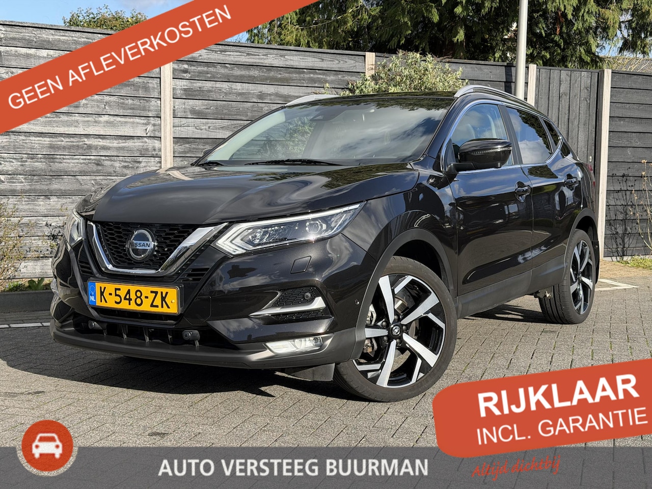 Nissan Qashqai - Tekna 1.3 DIG-T 160PK DCT7 Automaat Navigatie, Rondomzichtcamera, Keyless, Dodehoekdetecti - AutoWereld.nl