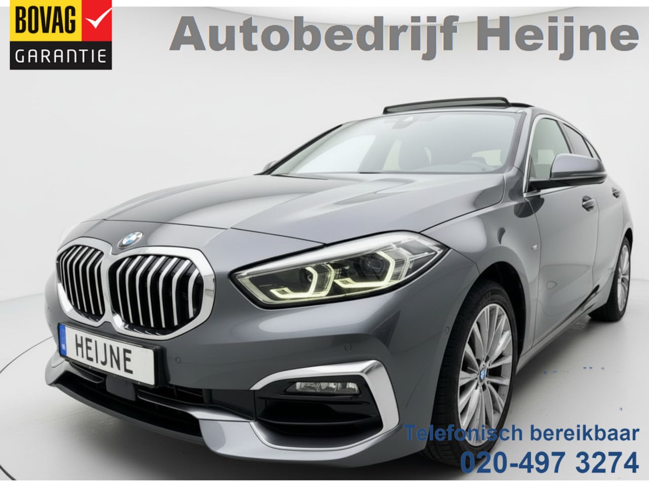 BMW 1-serie - 118i 136PK AUT. HIGH EXECUTIVE TREKHAAK/LEDER/PANORAMADAK - AutoWereld.nl