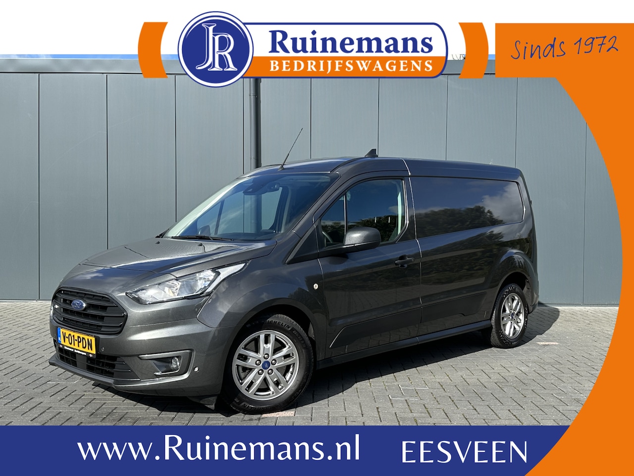 Ford Transit Connect - 1.5 EcoBlue 100 PK / L2H1 / UNIEK !! 5.324 KM !! / 3 ZITS / CAMERA / AIRCO / NAVI / STOELV - AutoWereld.nl