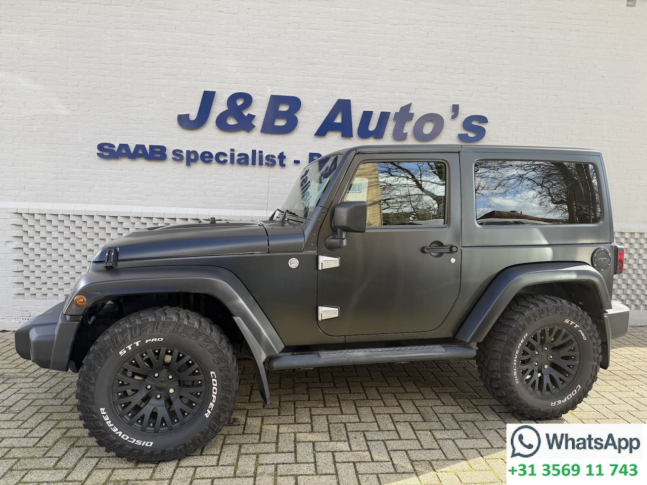 Jeep Wrangler - 3.6 Sahara Chelsea uitvoering Cabrio Trekhaak afneembaar - AutoWereld.nl