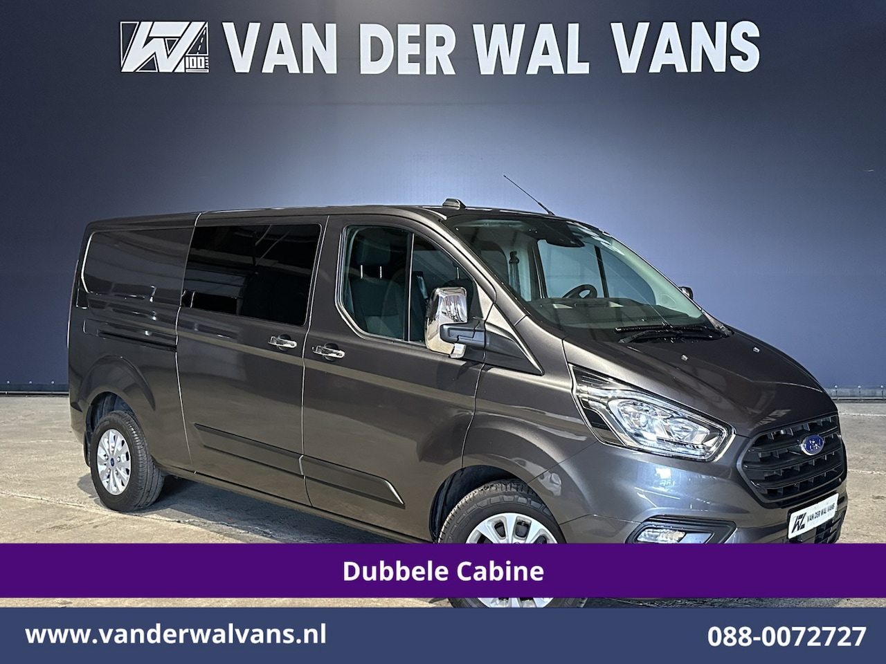 Ford Transit Custom - 2.0 TDCI 170pk L2H1 Dubbele Cabine Euro6 Airco | 5-Zits | Camera | LED | Cruisecontrol | 2 - AutoWereld.nl