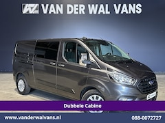 Ford Transit Custom - 2.0 TDCI 170pk L2H1 Dubbele Cabine Euro6 Airco | 5-Zits | Camera | LED | Cruisecontrol | 2