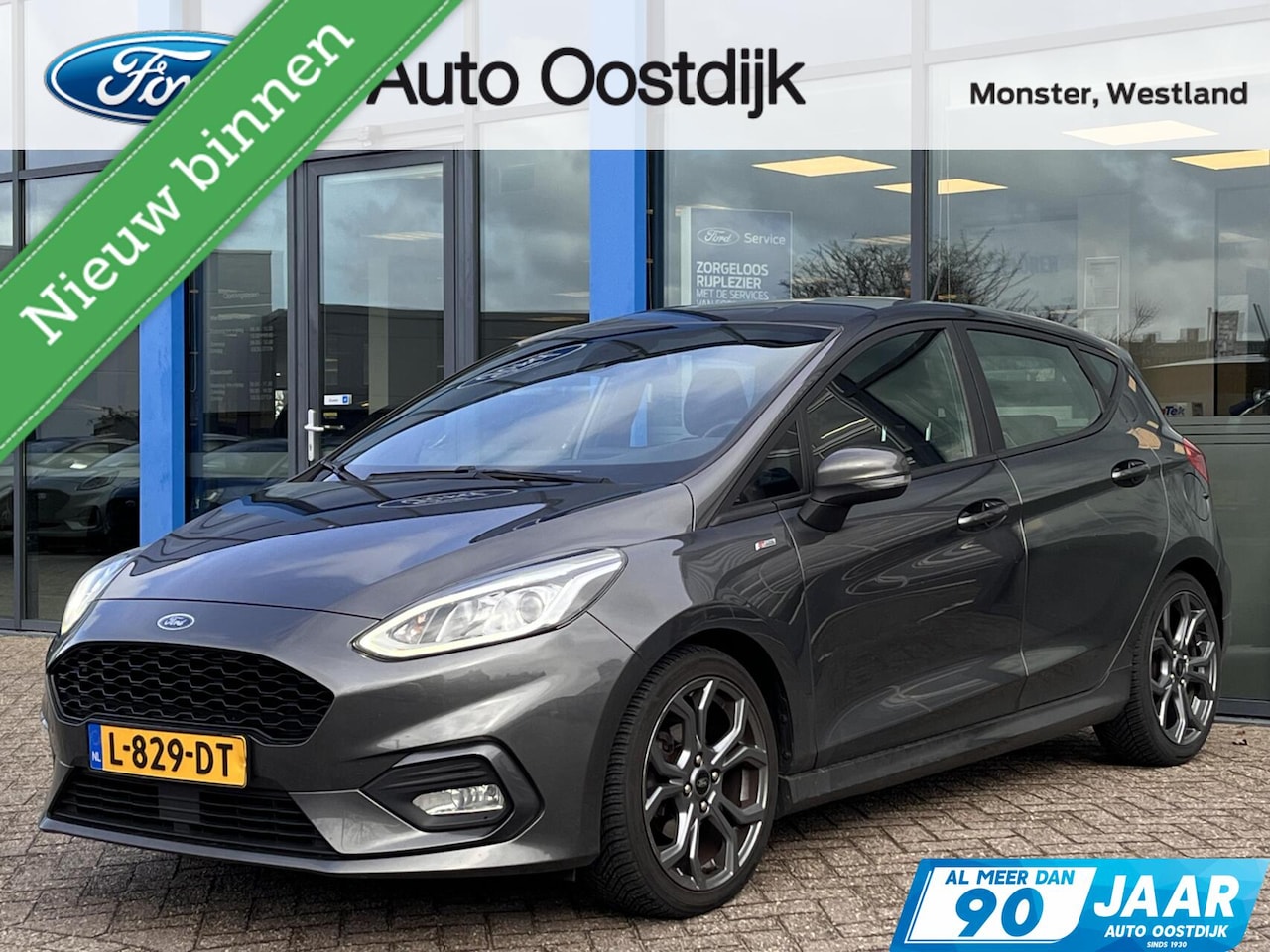 Ford Fiesta - 1.0 EcoBoost Hybrid ST-Line 95PK Winterpack Cruise Parkeersensoren Achter Climate 17'' Vel - AutoWereld.nl