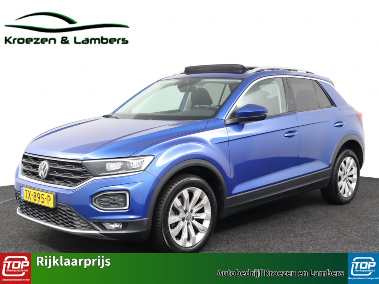 Volkswagen T-Roc - 1.0 TSI Style - Panoramadak - Eletrische kofferklep - AutoWereld.nl