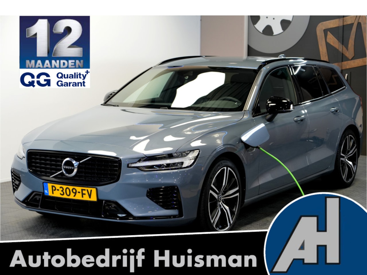 Volvo V60 - 2.0 T6 AWD Long Range 293kW/399pk Aut8 Recharge R-Design ADAPT.CRUISE + EL.TREKHAAK + SUBW - AutoWereld.nl