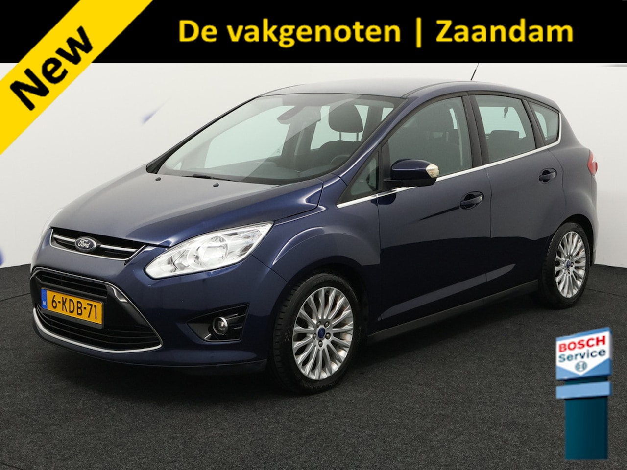 Ford C-Max - 1.6 EcoBoost Titanium Trekhaak, Bluetooth, Cruise control, Parkeersensor achter, Start/sto - AutoWereld.nl