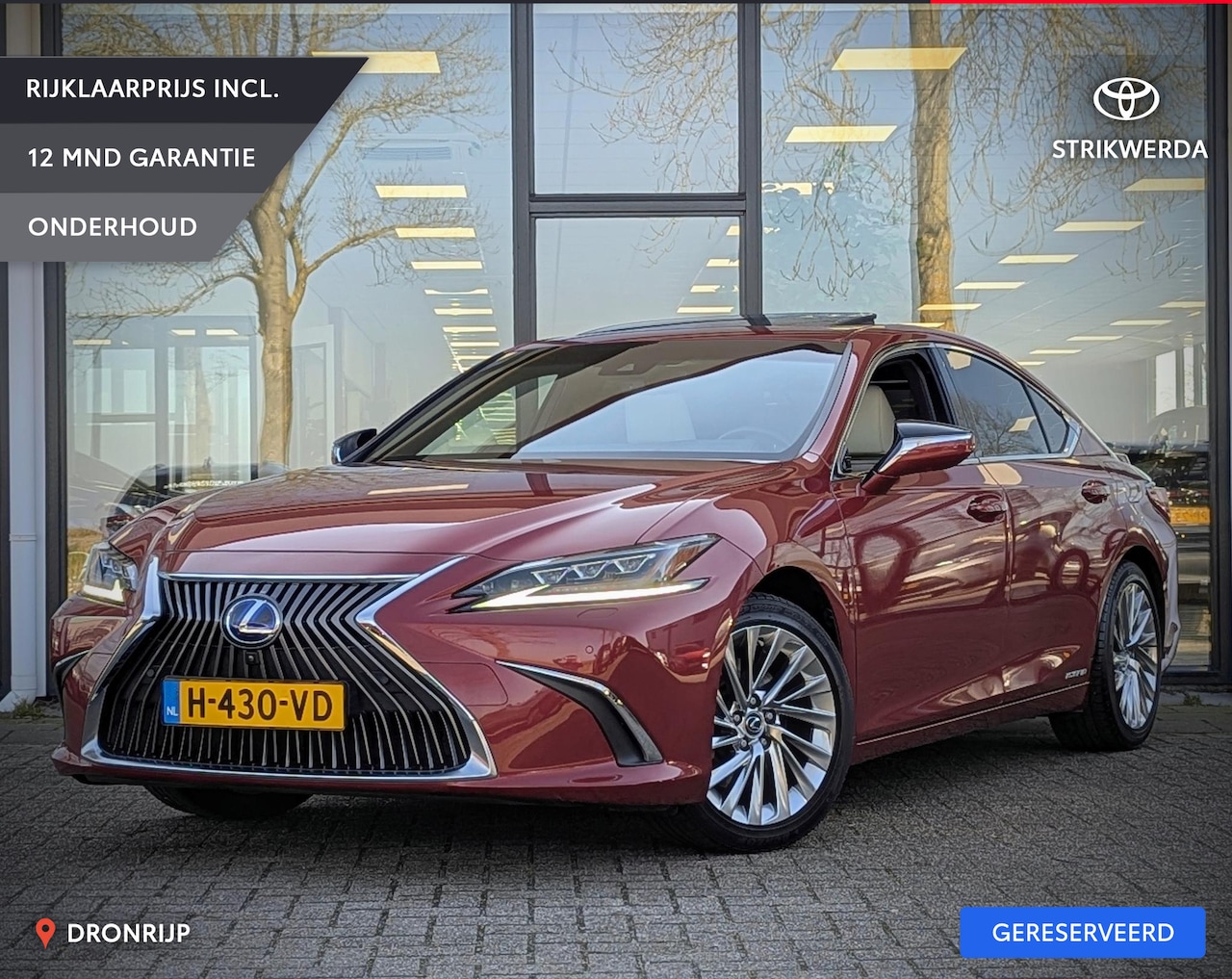 Lexus ES - 300h President Line | Stoelverw. en koeling | Stuurverw. | HUD | Mark & Levinson | 360° ca - AutoWereld.nl