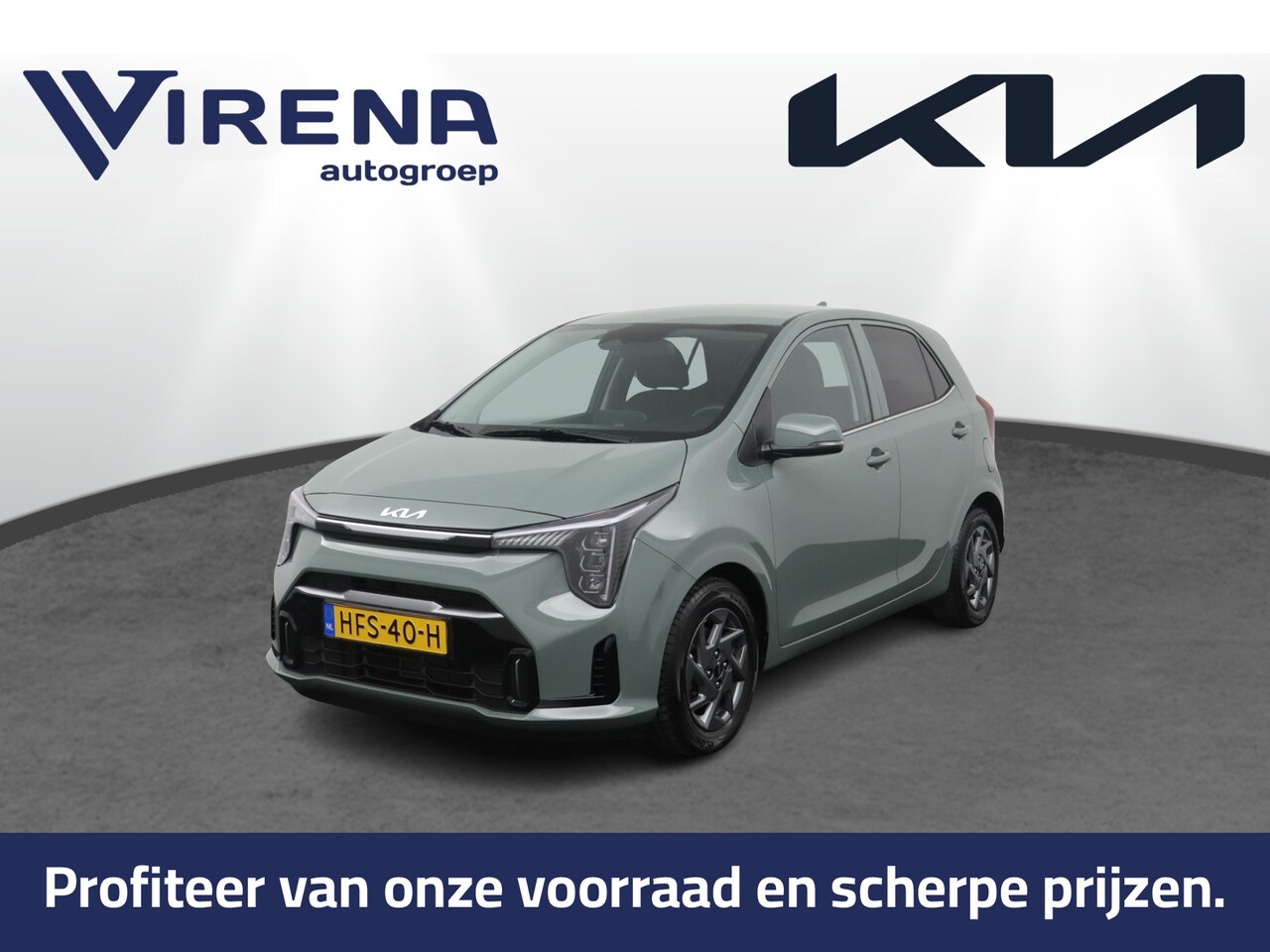 Kia Picanto - 1.0 DPI DynamicPlusLine - Facelift - Navigatie - Privacy Glass - LED - Apple CarPlay/Andro - AutoWereld.nl