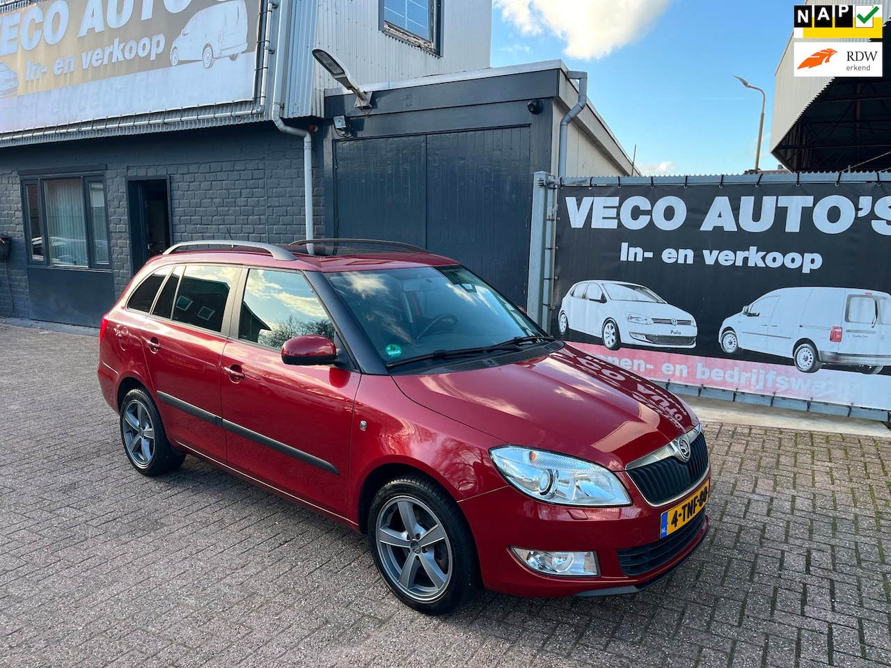 Skoda Fabia Combi - 1.2 TSI Sprint automaat nieuwstaat clima dealer onderhouden - AutoWereld.nl