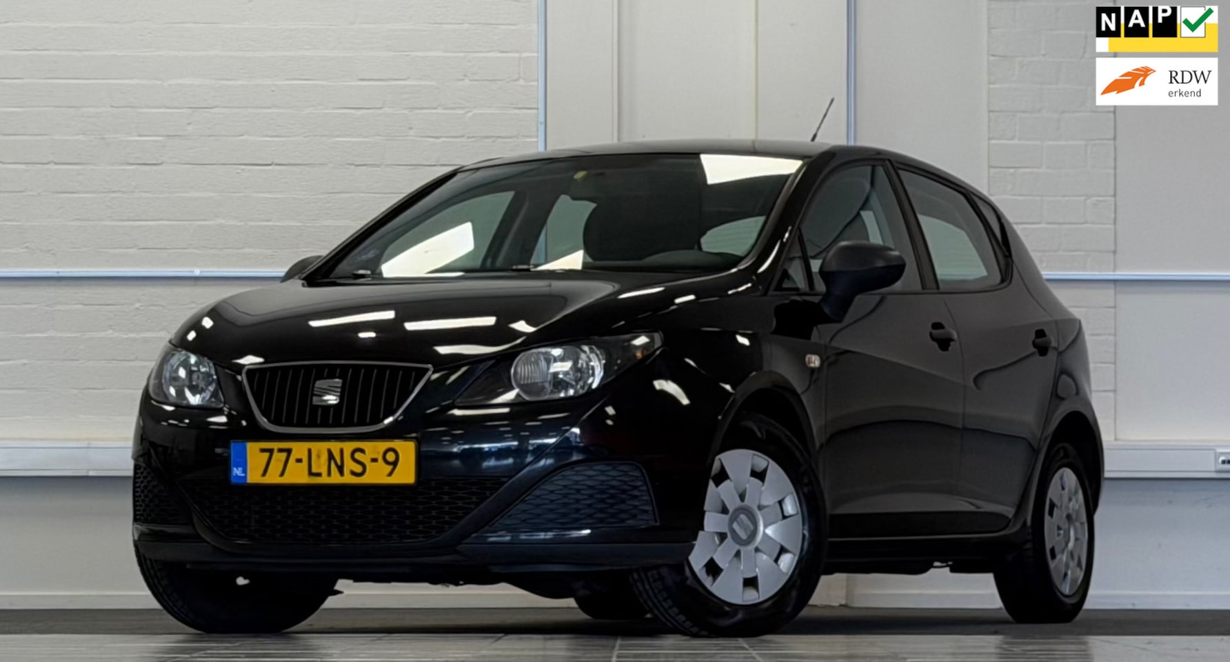 SEAT Ibiza - 1.2i Club 1e Eigenaar Garantie Airco Nieuwe APK - AutoWereld.nl