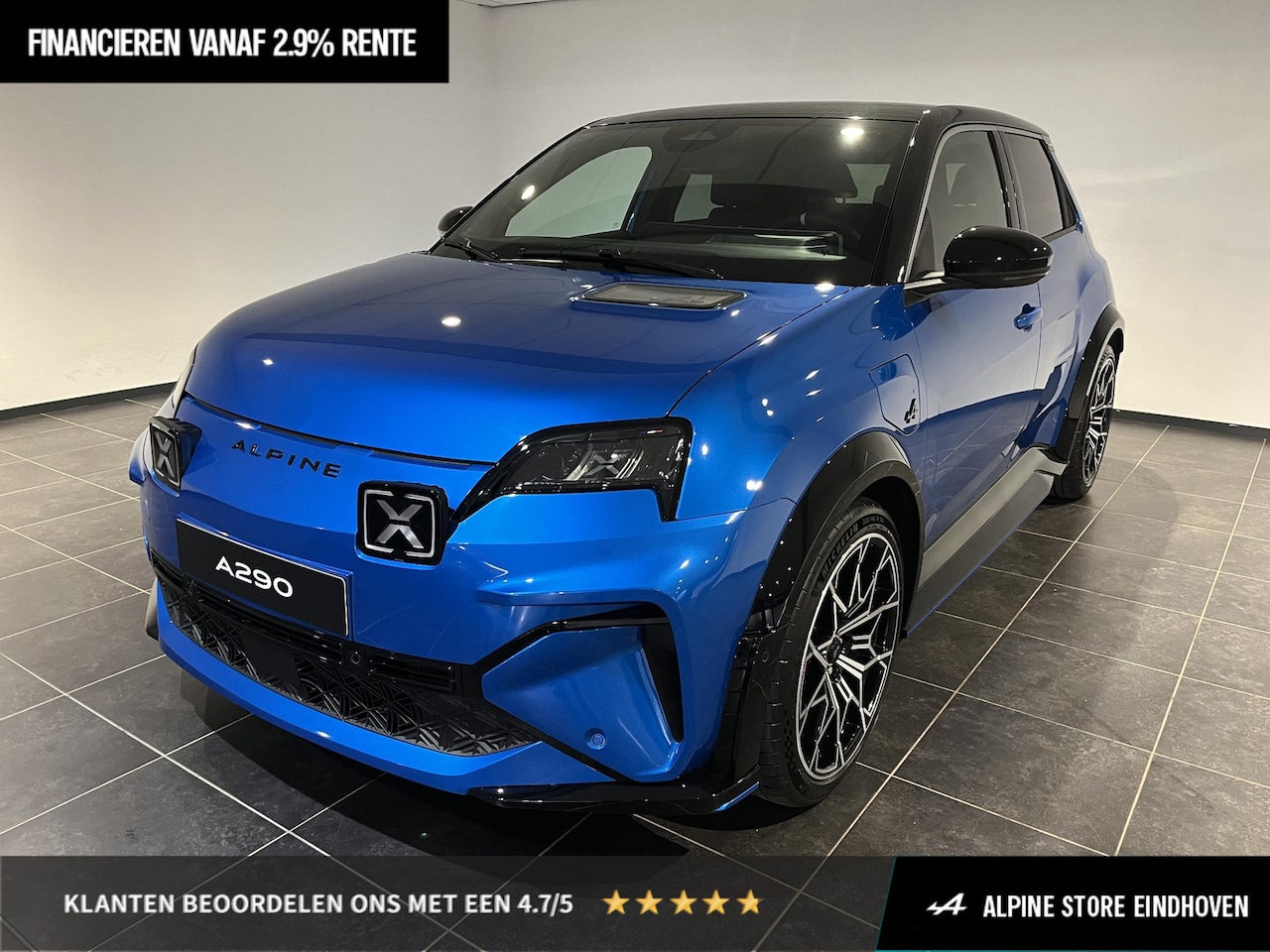 Alpine A290 - GT Performance 52 kWh Pack Driving | 19'' Snowflake Diamantée | Apple Carplay & Android Au - AutoWereld.nl