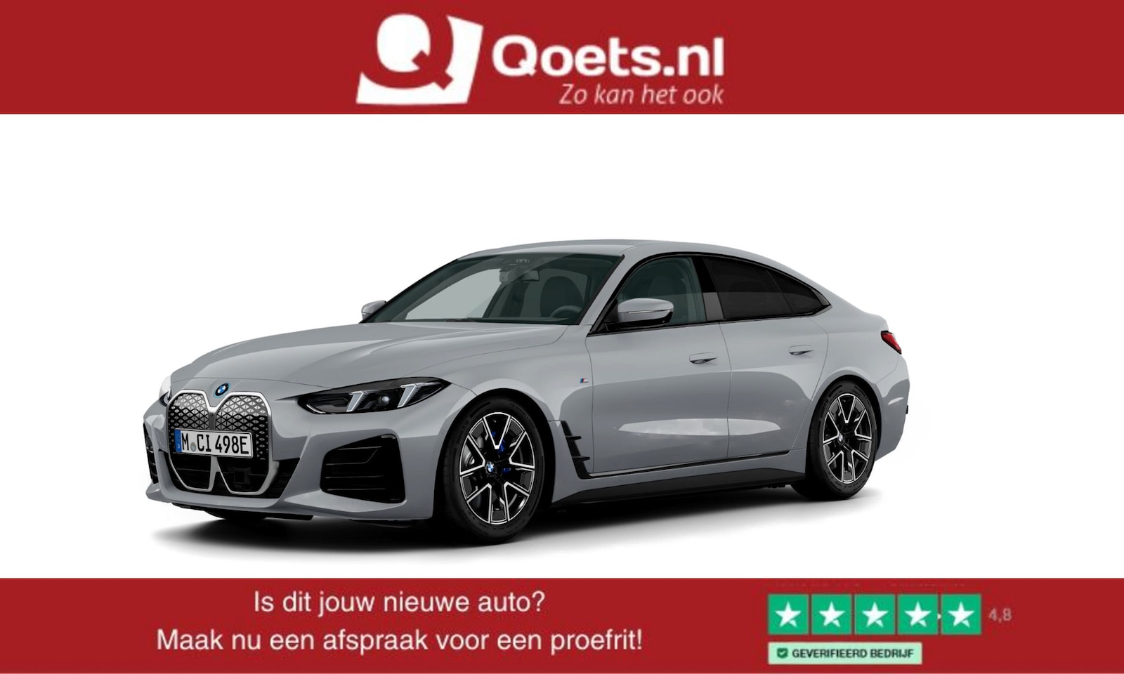 BMW i4 - eDrive40 84 kWh M Sport - Comfort pack - Innovation pack - Elektrisch verstelbare/Verwarmd - AutoWereld.nl