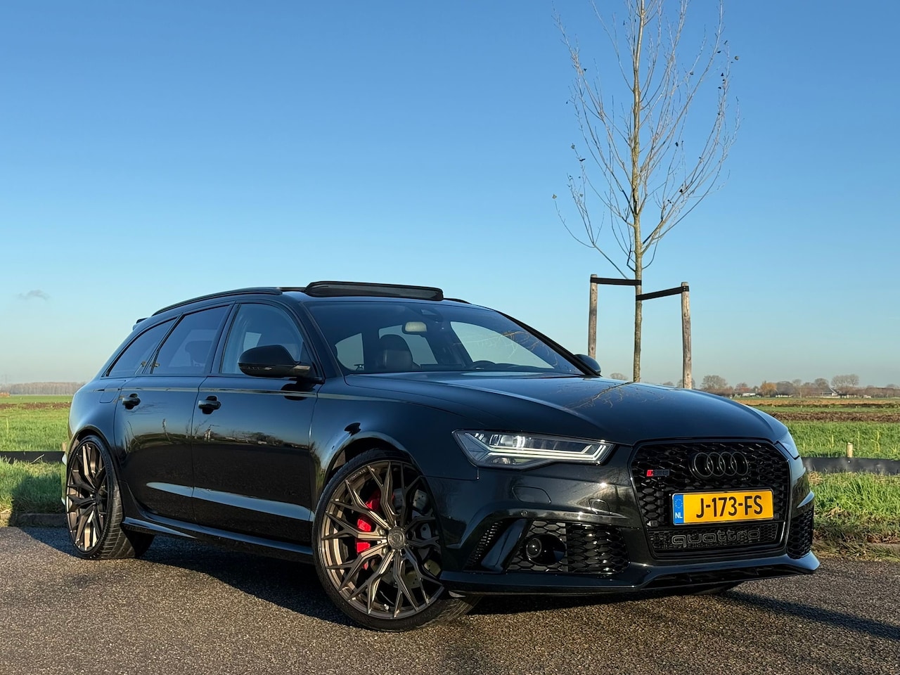 Audi A6 Avant - 4.0 TFSI RS6 quattro performance Pro Line Plus B&O | HUD | Trekhaak | Milltec - AutoWereld.nl