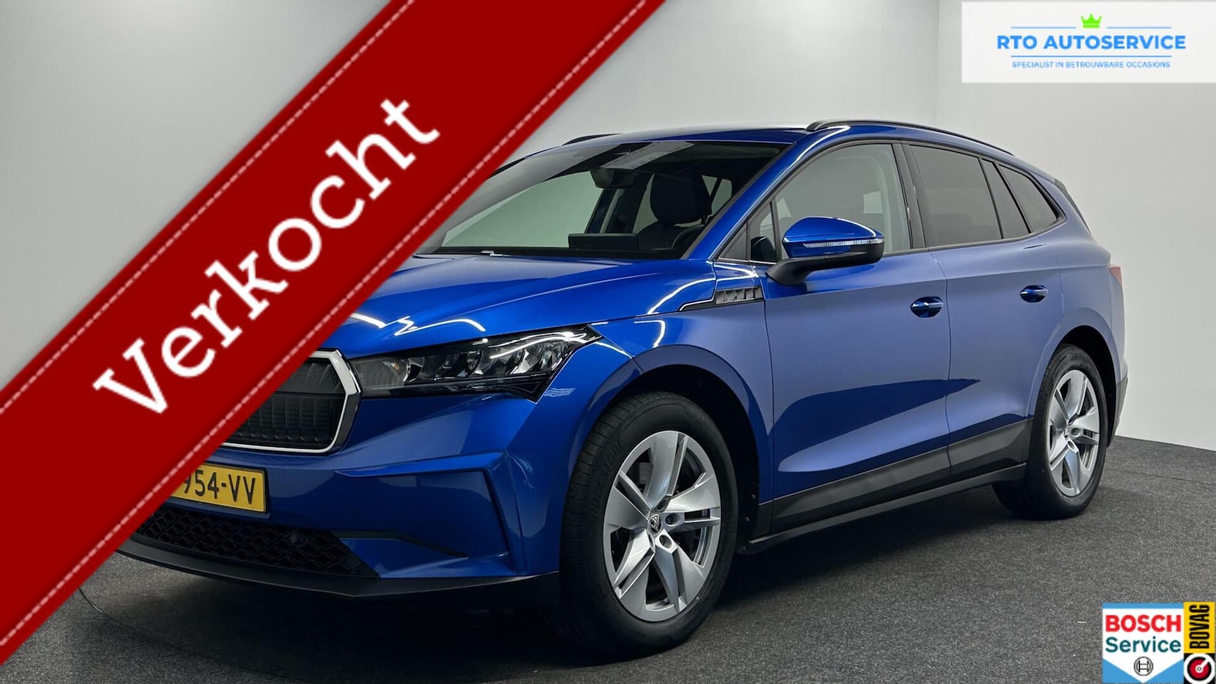 Skoda Enyaq iV - 60 CRUISE 89% SOH TREKHAAK NAVIGATIE CARPLAY LED. - AutoWereld.nl