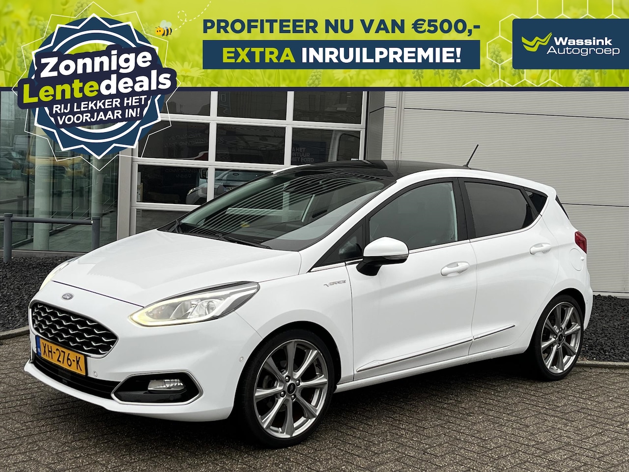 Ford Fiesta - 1.0 EcoBoost 125pk Vignale | WINTERSALE | Stoel/ Stuur verwarming | Voorruitverwarming | P - AutoWereld.nl