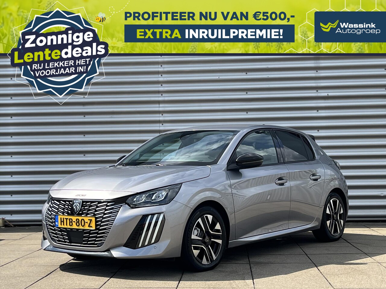 Peugeot 208 - 1.2 Hybrid e-DCS6 Automaat Allure | Apple Carplay WASSINK WINTERSALE | Android Auto | Came - AutoWereld.nl