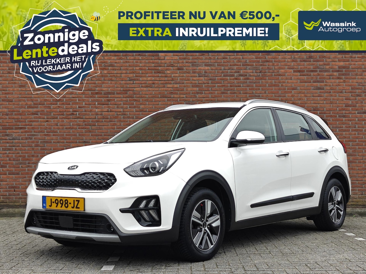 Kia Niro - 1.6 GDi Hybrid 141pk DCT6 DynamicLine | WINTERSALE I Navigatie | Climate Control | Camera - AutoWereld.nl