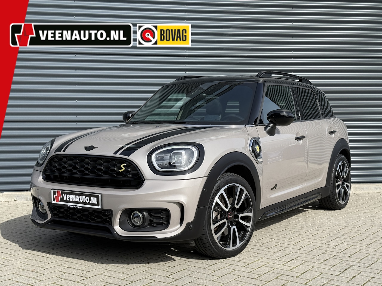 MINI Countryman - 2.0 Cooper SE ALL4 John Cooper Works Pano/Leder/Camera - AutoWereld.nl