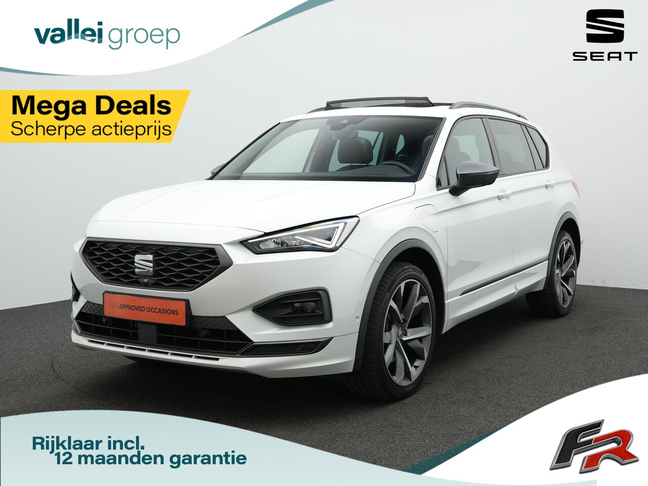 SEAT Tarraco - 1.4 TSI e-Hybrid 245 pk DSG PHEV FR Business Intense | Panoramadak | Trekhaak | Leder | Ad - AutoWereld.nl