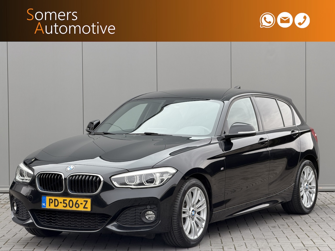 BMW 1-serie - 120i M Sport High Executive | Leder | Harman & Kardon | Navi Prof. | Dealer onderhouden ! - AutoWereld.nl