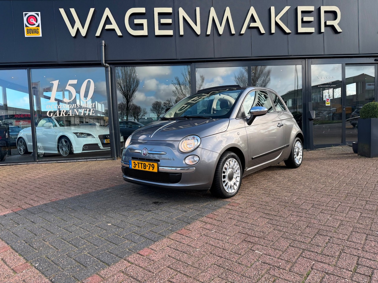 Fiat 500 C - 0.9 TwinAir Turbo Easy Airco|Open Dak|GoedOH - AutoWereld.nl