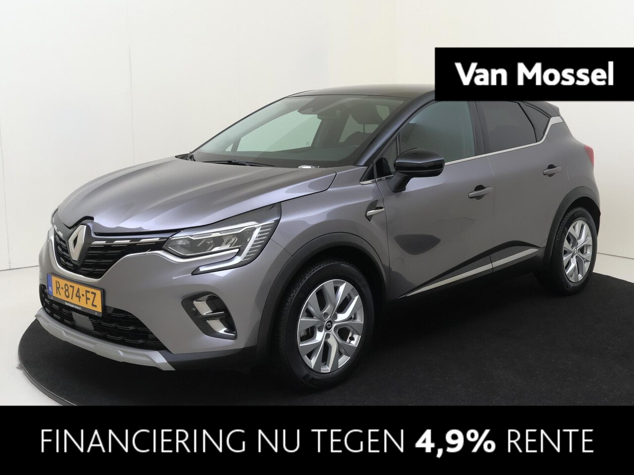 Renault Captur - 1.6 E-Tech Hybrid 145 Intens | Navigatie | Camera - AutoWereld.nl