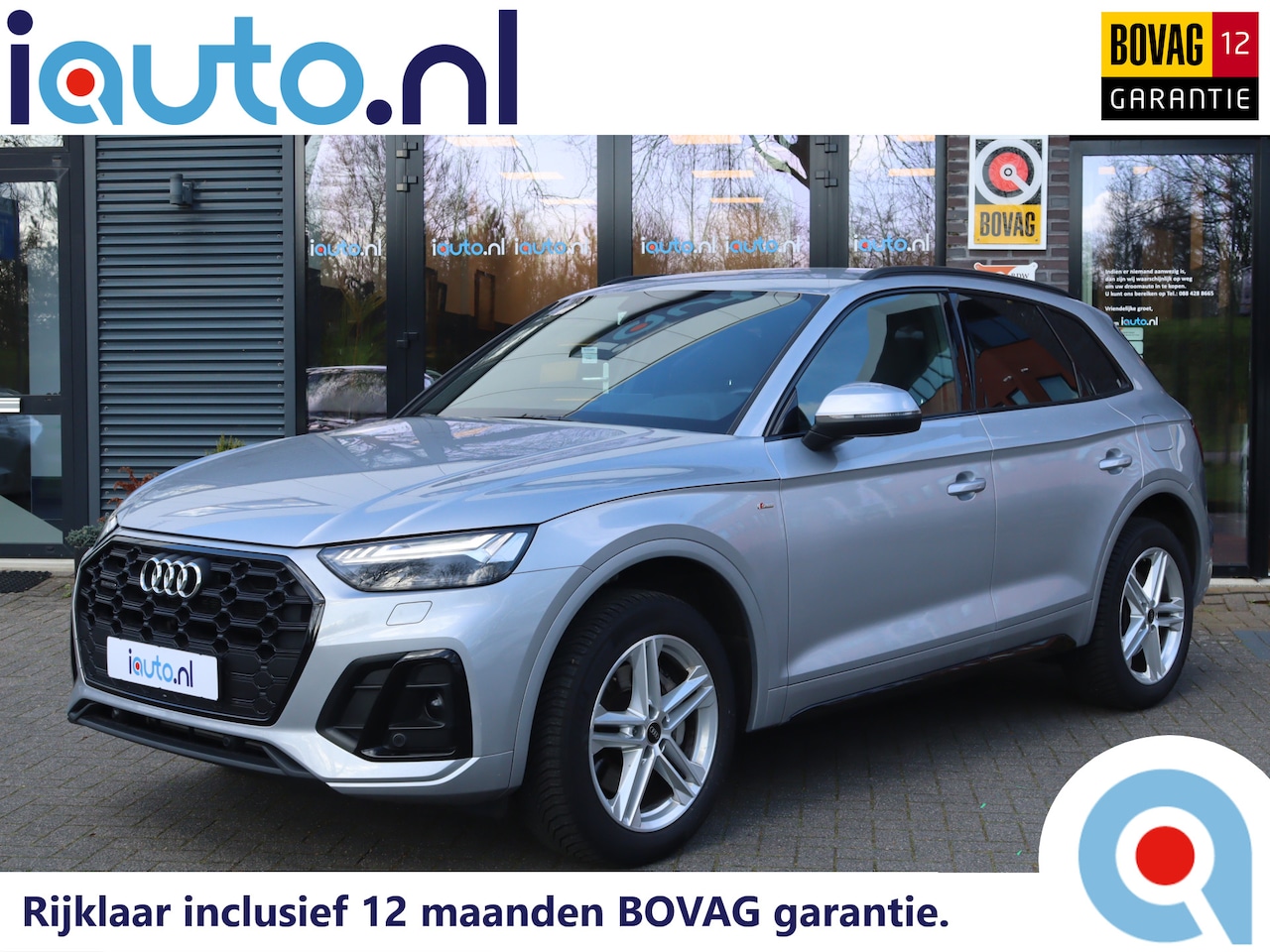 Audi Q5 - 50 TFSI e S-Line Optiek Matrix LED/Keyless/Leder/Camera/MMI+/Virtual Cockpit/ACC/Trekhaak - AutoWereld.nl