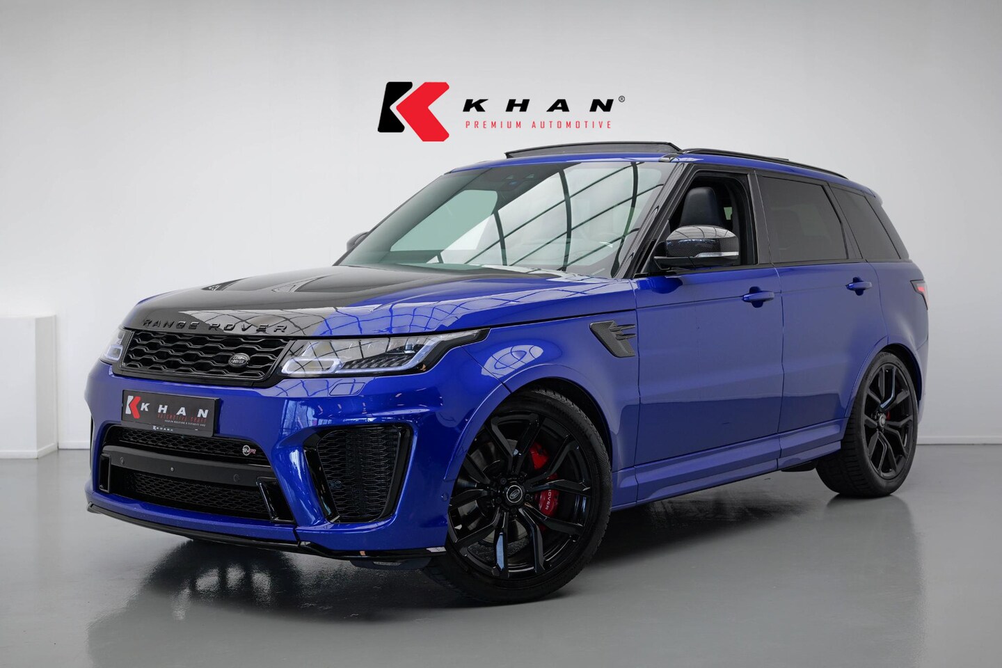 Land Rover Range Rover Sport - 5.0 V8 SC SVR |Pano|Carbon|QuickSilver|HUD|360|22 Inch| - AutoWereld.nl