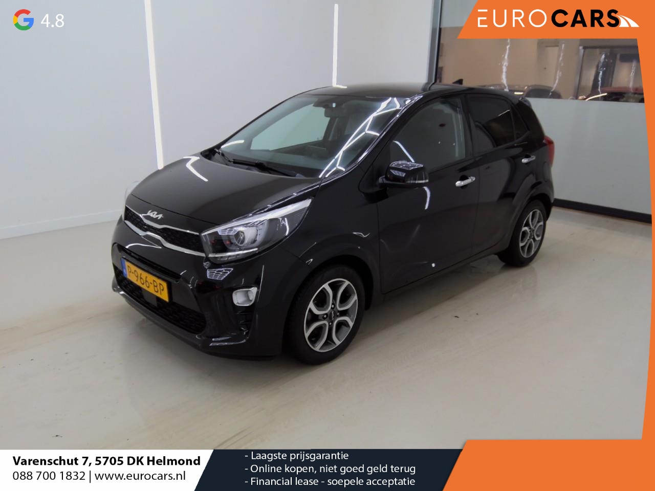 Kia Picanto - 1.0 DPi DynamicPlusLine Airco ECC Navi Carplay Cruise Control LM Velgen PDC Achter + Camer - AutoWereld.nl